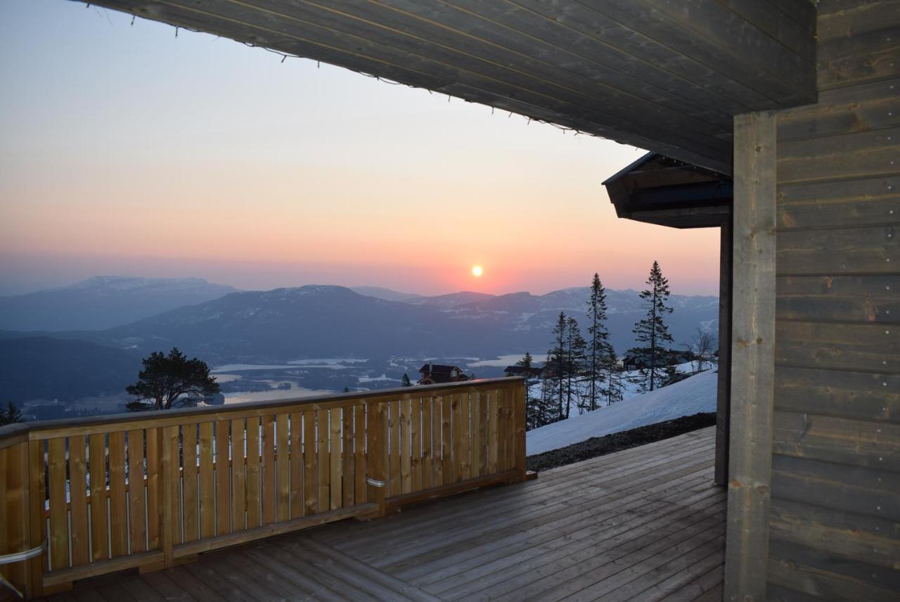 Ferienhaus Fjellblikken Villa Sinnes Exteriör bild